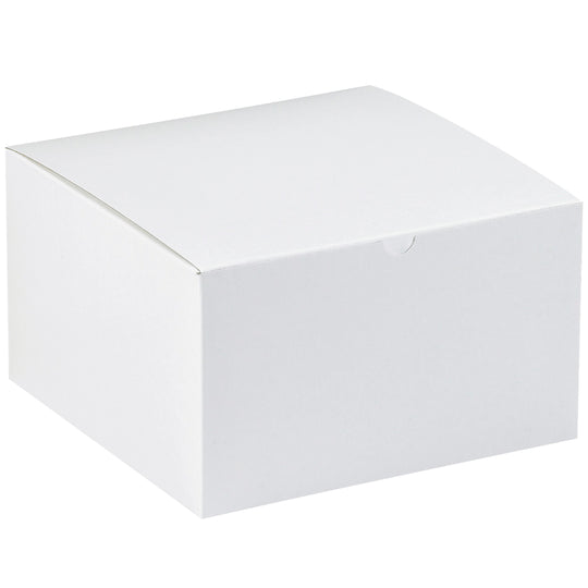 12 x 12 x 9 White (Flat Finish) Gift Box 50/Case