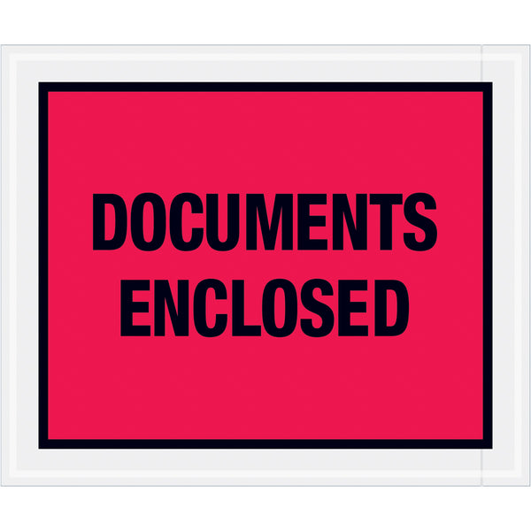 10 x 12 Red Documents Enclosed Envelopes 500/Case