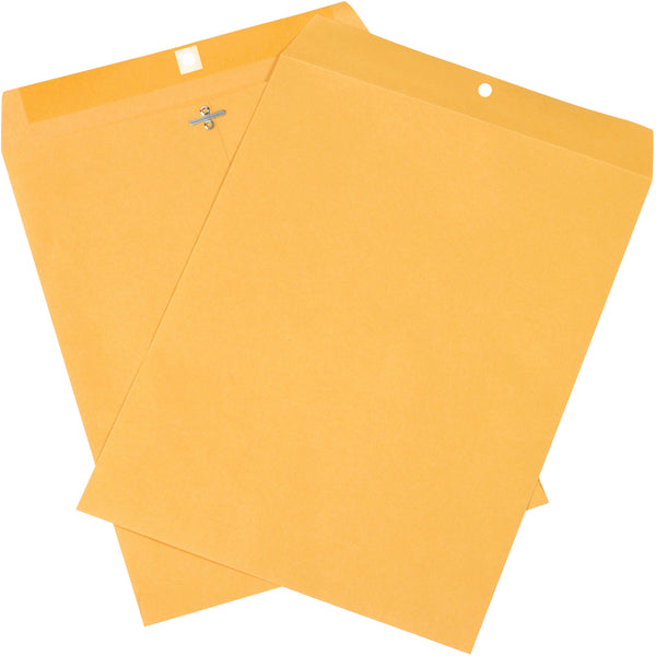 Kraft 10"x13" Clasp Envelopes, 100/Case