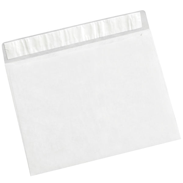 10 x 13 White Flat Tyvek Envelopes - Side Loading 100/Case