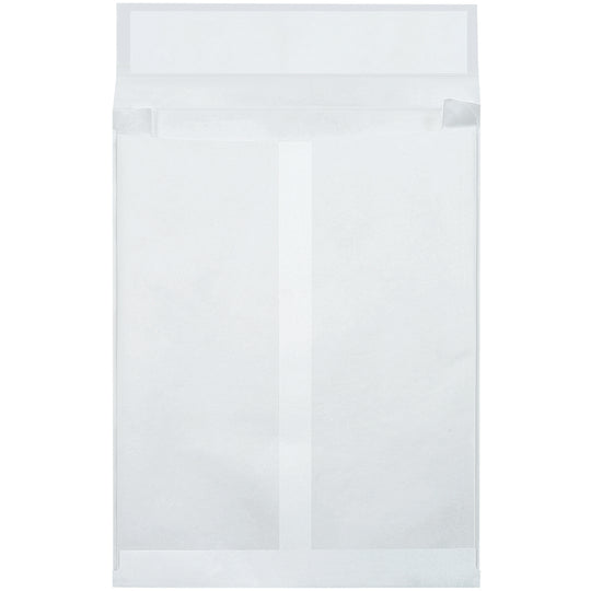 10 x 13 x 2 Expandable White Tyvek Envelopes 100/Case