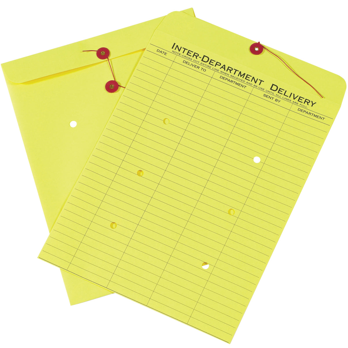10 x 13 Yellow Inter-Department Envelopes