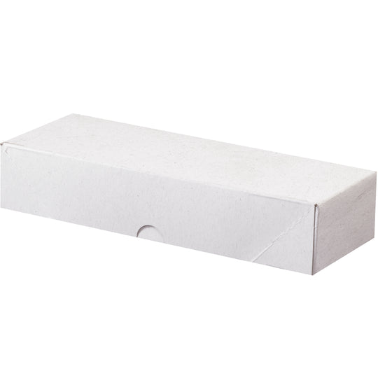 10 x 3 1/2 x 2 (Business Card Size) 2-pc White Folding Carton 200/Case