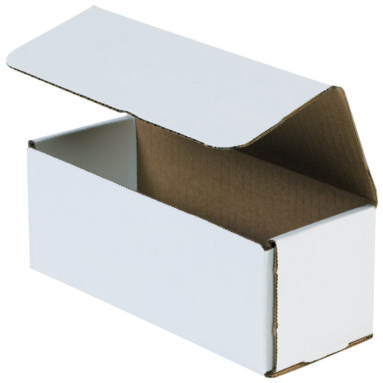 10 x 3 x 3 White Corrugated Mailers  50/Bundle