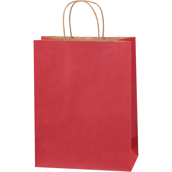 10 x 5 x 13 Red Shopping Bags w/ Handles 250/Case
