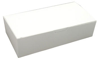 10 x 5 x 2 7/16 (3 lb.) White Candy Box - 1 Piece 100/Case