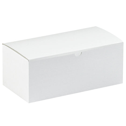 10 x 5 x 4 White (Flat Finish) Gift Box 100/Case
