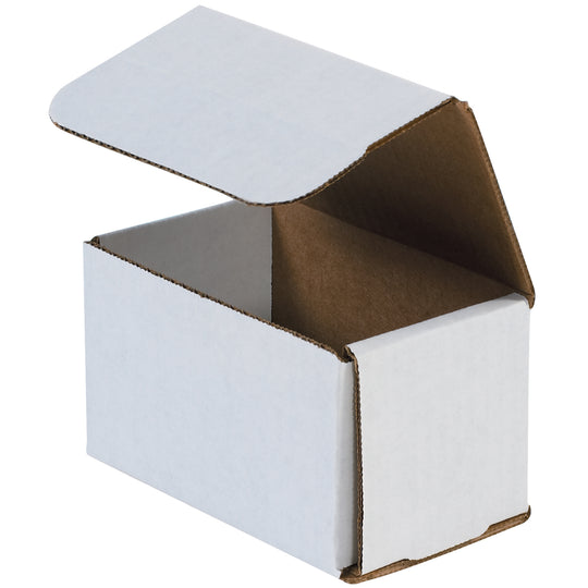 10 x 6 x 6 White Corrugated Mailers  50/Bundle