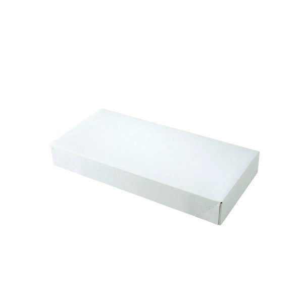 11 1/2 x 5 1/2 x 1 1/2 White Gloss Apparel Box 100/Case