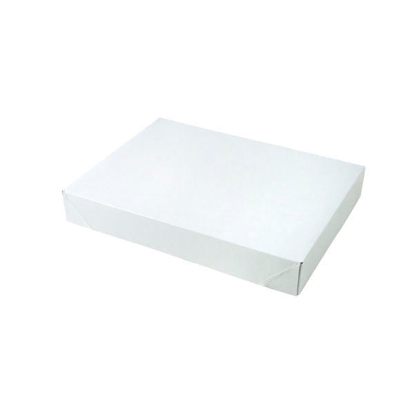 19 x 12 x 3 White Apparel Box Matte Finish