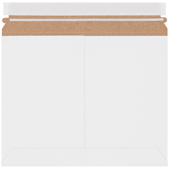 11 1/2 x 9 White Utility Grade Flat Mailers 200/Case