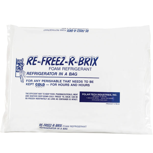 11 1/4 x 9 1/4 x 1 Re-Freez-R-Brix Cold Bricks  12/Case
