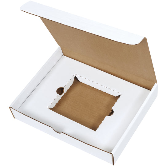 11 1/8 x 8 3/4 x 2 White CD Literature Mailer Kits 50/Case