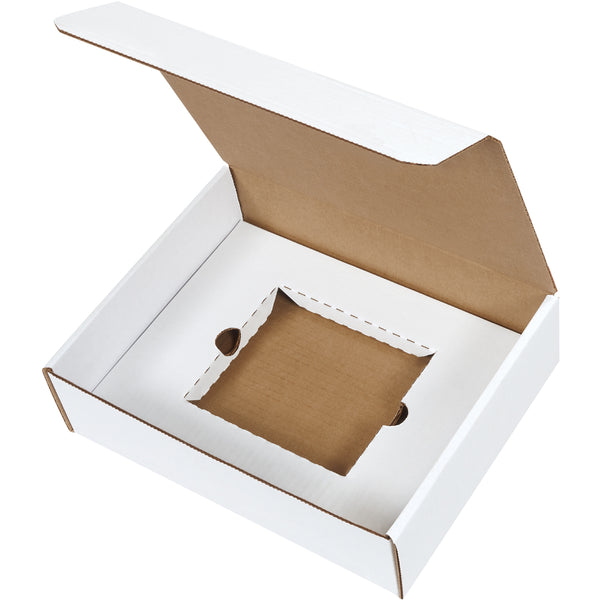 11 1/8 x 8 3/4 x 3 White CD Literature Mailer Kits 50/Case
