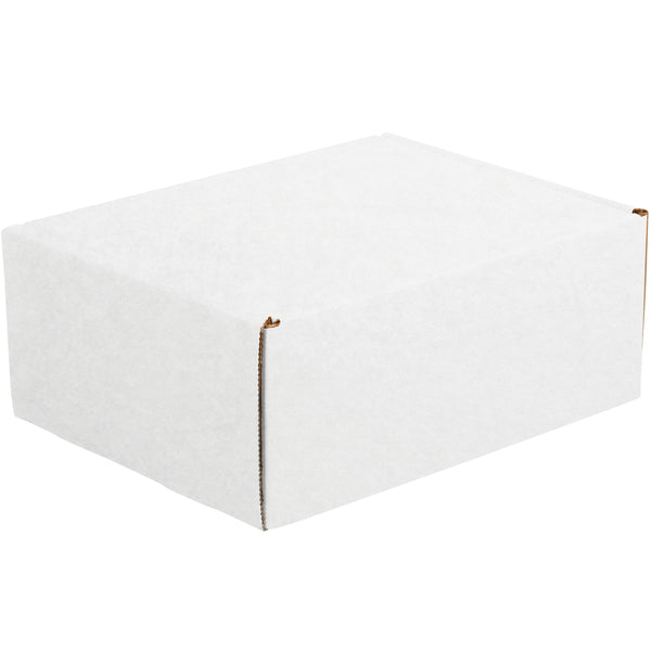 11 1/8 x 8 3/4 x 3 White Deluxe Literature Mailers  50/Bundle