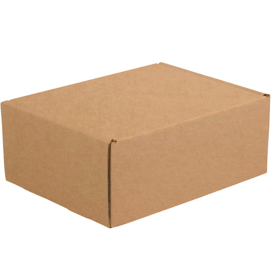 11 1/8 x 8 3/4 x 4 Brown Corrugated Deluxe Literature Mailers 50/Bundle