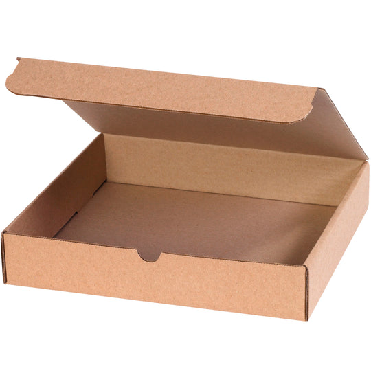 11 3/4 x 10 3/4 x 2 1/4 Brown Corrugated Literature Mailers 50/Bundle