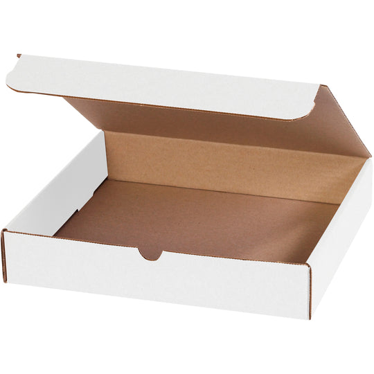 11 3/4 x 10 3/4 x 2 1/4 White Literature Mailers 50/Bundle