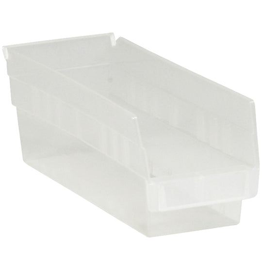 11 5/8 x 4 1/8 x 4 Clear Plastic Shelf Bin Boxes 36/Case