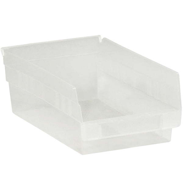 11 5/8 x 8 3/8 x 4 Clear Plastic Shelf Bin Boxes 20/Case