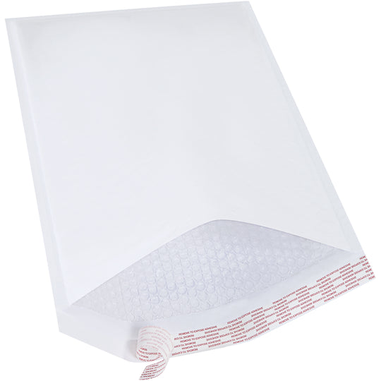 12 1/2 x 19 - #6 Self-Seal White Bubble Mailers 50/Case