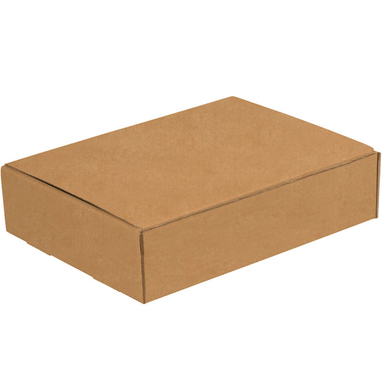 12 1/8 x 9 1/4 x 3 Brown Corrugated Literature Mailers  50/Bundle