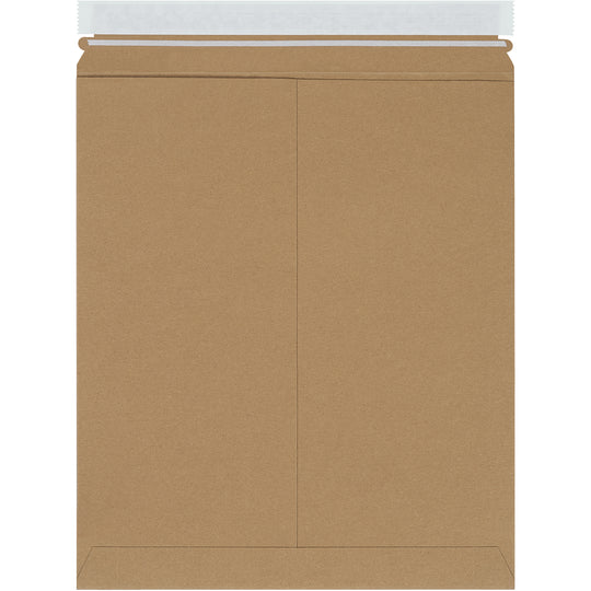 12 3/4 x 15 Self-Seal Kraft Rigid Mailer 100/Case