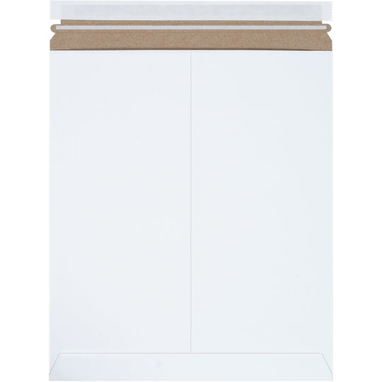 12 3/4 x 15 Self-Seal White Rigid Mailer - 25/Case