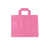 12 x 4 x 10 Pink Frosted Loop Handle Shopping Bags 250/Case