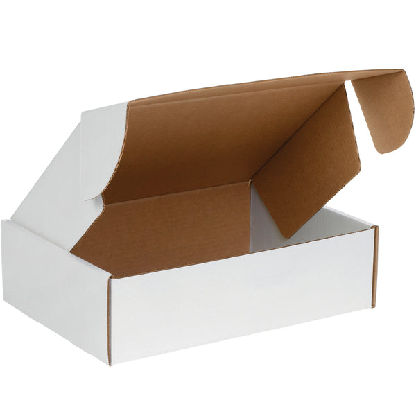 12 x 10 x 4 White Deluxe Literature Mailers 50/Bundle