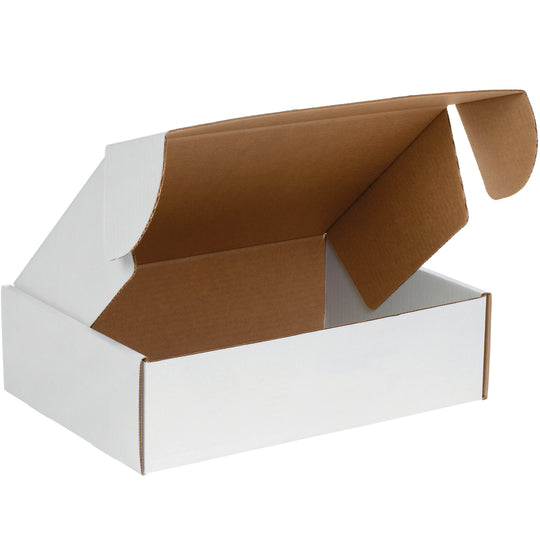 12 x 10 x 4 White Deluxe Literature Mailers 50/Bundle