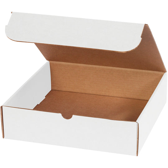 12 x 11 3/4 x 3 1/4 White Literature Mailers 50/Bundle