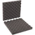 12 x 12 x 2 Charcoal Convoluted Foam Sets 24/Case