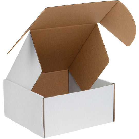 12 x 12 x 6 White Deluxe Literature Mailers  50/Bundle