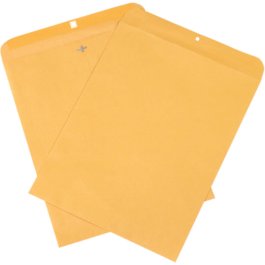 12 x 15 1/2 Kraft Clasp Envelopes 500/Case