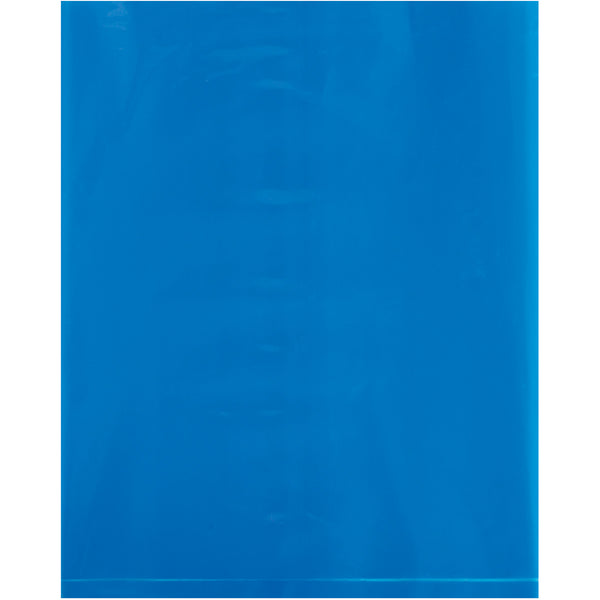 12 x 15 - 2 Mil Blue Flat Poly Bags 1000/Case