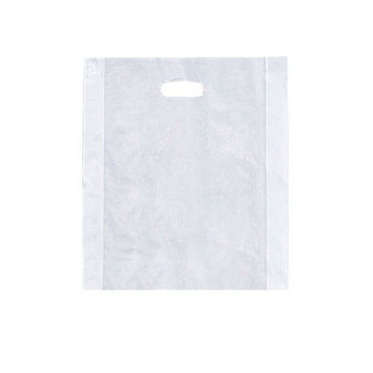 12 x 15 Frosted Bags w/ Die Cut Handle 500/Case