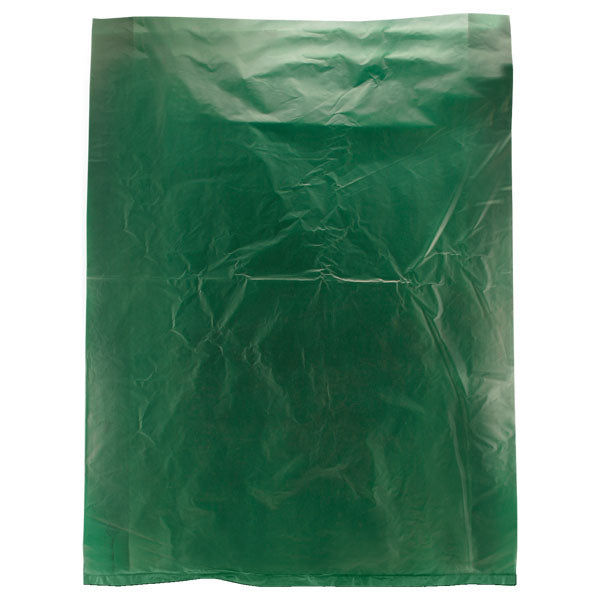 12 x 15 Dark Green Hi-Density Flat Merchandise Bags (.60 mil thickness) 1000/Case