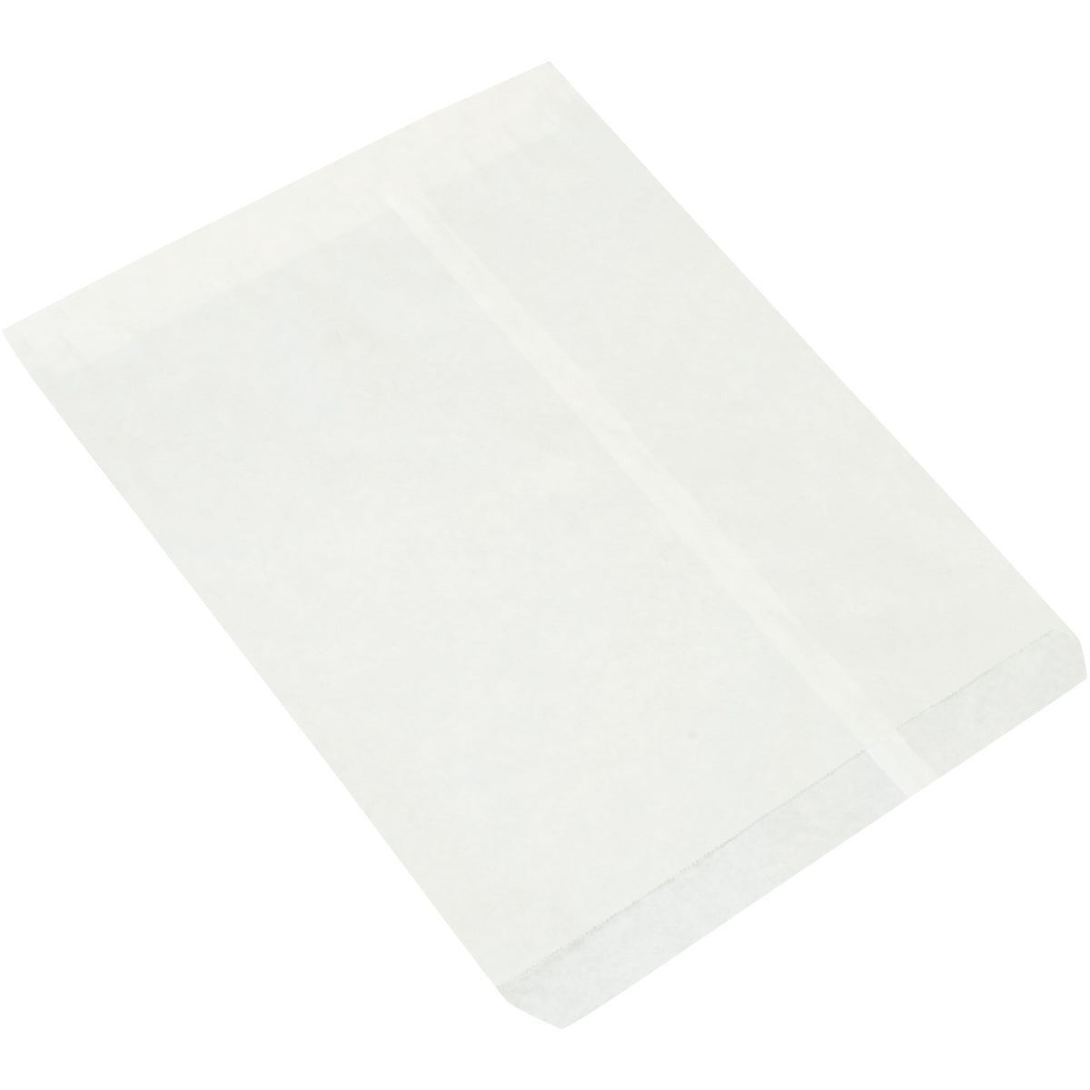 12 x 15 White Flat Merchandise Bags