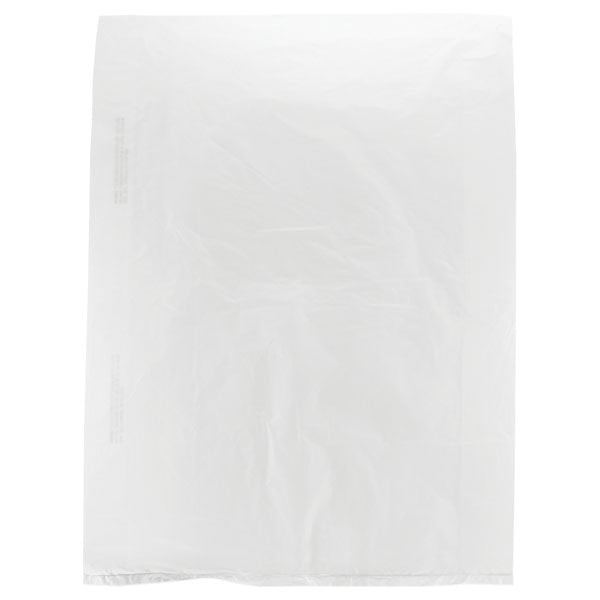12 x 15 White Hi-Density Flat Merchandise Bags (.60 mil thickness) 1000/Case