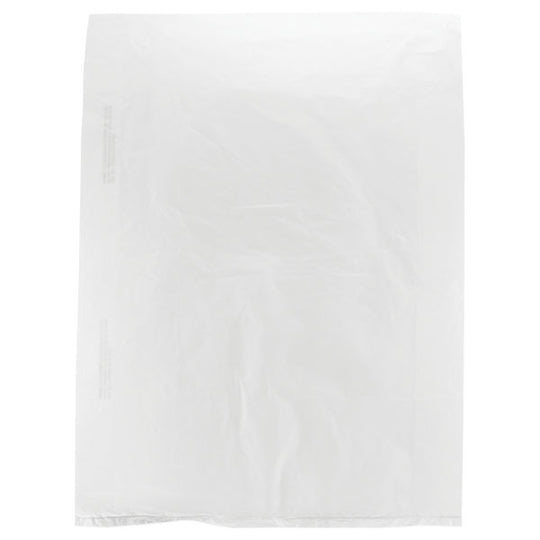 12 x 15 White Hi-Density Flat Merchandise Bags (.60 mil thickness) 1000/Case