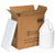 12 x 6 x 12 3/4 2 - 1 Gallon Plastic Jug Shipper Kit