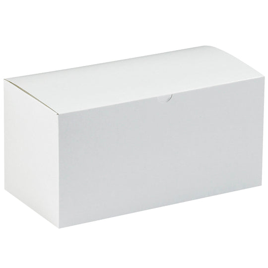 12 x 6 x 6 White (Flat Finish) Gift Box 50/Case