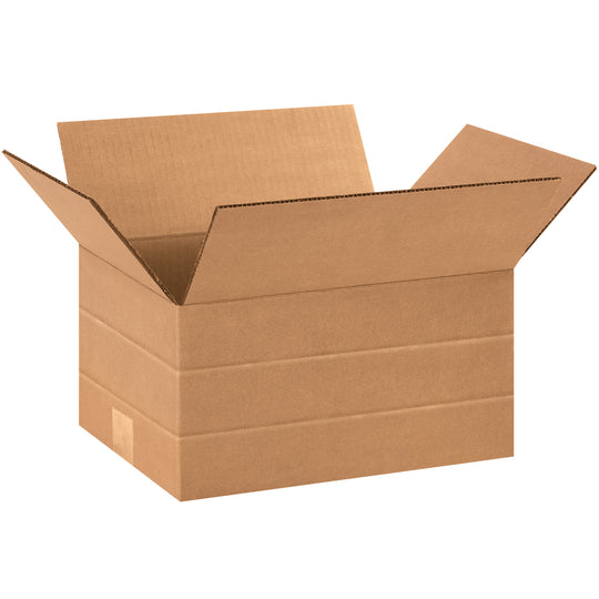 12 x 9 x 6 Multi Depth Corrugated Boxes 25/Bundle