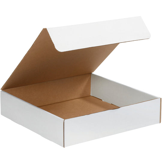 13 x 13 x 3 White Literature Mailers 50/Bundle
