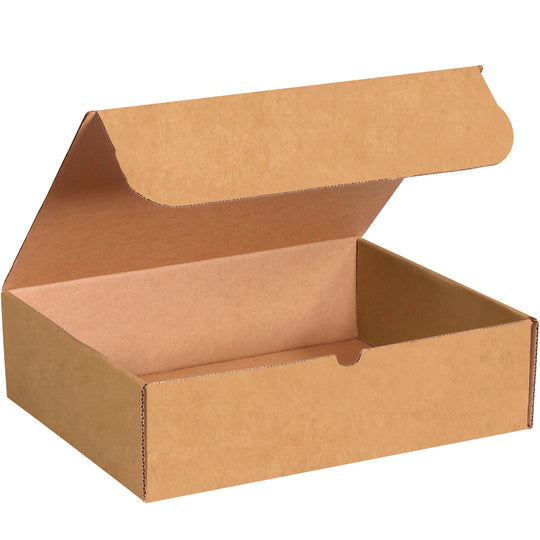 14 1/4 x 11 1/4 x 4 Brown Corrugated Literature Mailers  50/Bundle