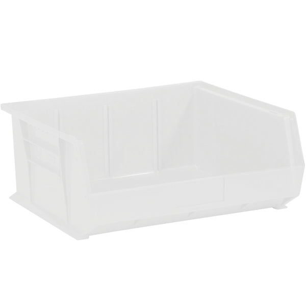 14 3/4 x 16 1/2 x 7 Clear Plastic Bin Boxes 6/Case