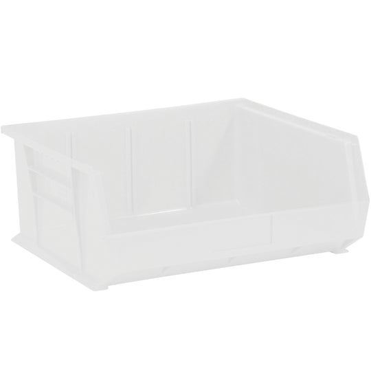 18 x 8 1/4 x 9 Clear Plastic Bin Boxes 6/Case