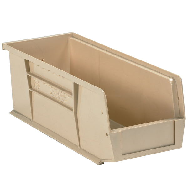 11 x 18 x 10 Ivory Plastic Bin Boxes 4/Case