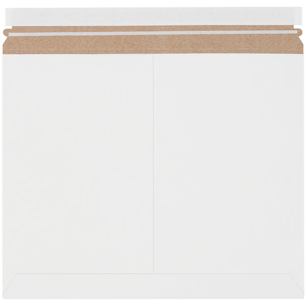 14 7/8 x 11 7/8 White Utility Grade Flat Mailers 200/Case